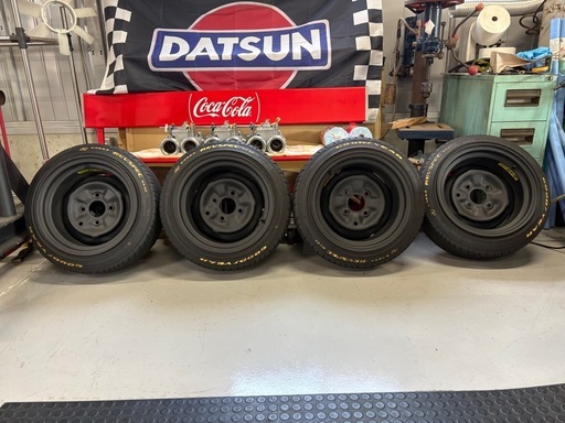 ハコスカGT 純正ホイールワイド加工品