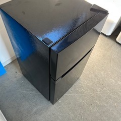 お買得☆美品☆オーヤマ☆2ドア☆87L☆ブラック色☆激安冷蔵庫☆の画像