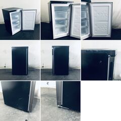 ID:rg221032 マクスゼン maxzen 冷蔵庫 一人暮らし 中古 2023年製 1ドア 64L ブラック 直冷式 右開き 冷凍庫（冷凍機能のみ） JF064ML01GM  【リユース品：状態B】【送料無料】【設置費用無料】の画像