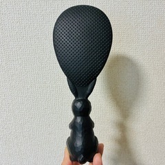 Francfranc 立つしゃもじ うさぎ 黒　ブラックの画像