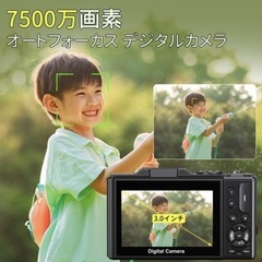 新品未使用 デジタルカメラ 5K SDカード付きの画像