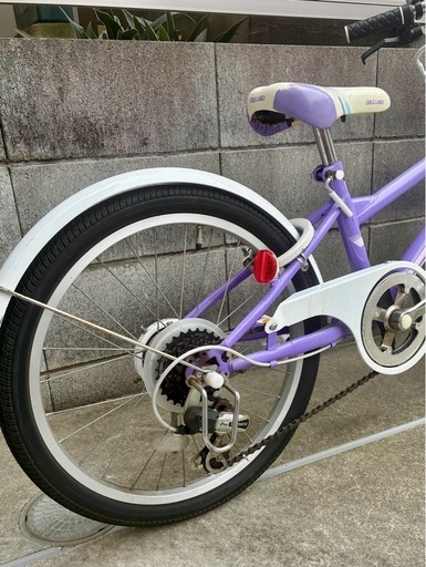 サイクルベースあさひ 自転車20インチ 女の子 6段変速