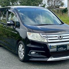 コミコミ🚘８万キロ！ローダウン！車検2年付！後席モニター！ステップワゴンスパーダ！の画像