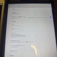 iPadプロ10.5インチとLenovoタブM10HDのセットの画像