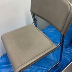 総在庫約12脚 コクヨ ウチダ アイチ スタッキングチェア 会議椅子 ミーティングチェア 簡易椅子 積み重ね可 直接引取限定の画像