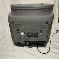 SONY トリニトロン　ゲーム　テレビ　ジャンクの画像
