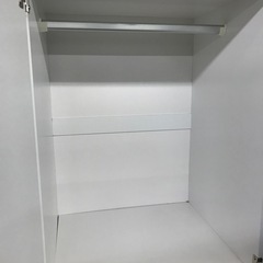 ジャングルジャングル貝塚店　ワードローブ　スリム　ホワイト　ミラー付き　お洒落　貝塚市　二色浜　リサイクルショップの画像