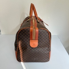 CELINE セリーヌ マカダム トリンオンフ ボストンバッグ 大容量 南京錠の画像