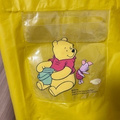 美品110cm プーさん&ディナー　レインコートの画像
