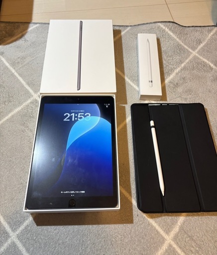 iPad第七世代128GB..アップルぺんしるペンシル (TAIYO) 九産大前