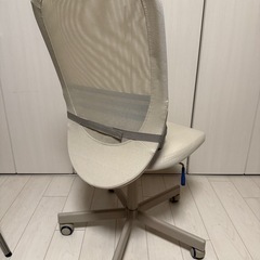 IKEA 椅子 ホワイト 昇降式 の画像