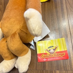 #Curious George#ぬいぐるみ#新品タグ付き#40cmの画像