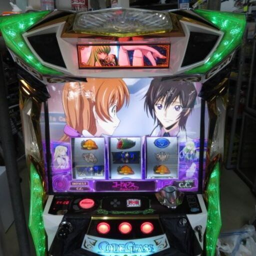 パチスロ実機 コードギアスR2 C.C.ver 不要機付き スロット機│江別市のリサイクルショップドロップ