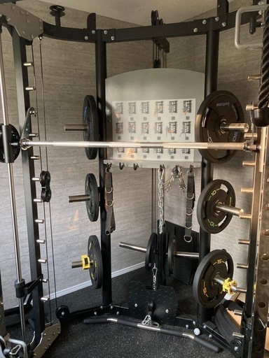 スミスマシン100kg分プレート付き