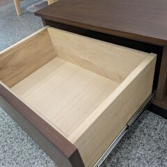 【ナチュラルな空間を演出】テレビボード NITORI ニトリ レシェンテ 150LB MBR テレビ台 ローボード 幅150cm：ブラウンの画像