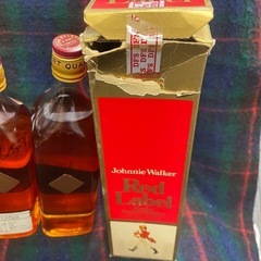 古酒【未開栓品】ジョニーウォーカー　赤ラベル750ml + 1Lの画像
