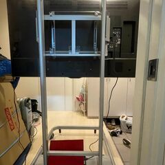 SHARP60インチテレビAQUOS+ハヤミ興産テレビスタンド譲ります（引取のみおまけつき）の画像