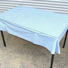 無料配達します🚚テーブルクロス用ガラス天板付💖ダイニングテーブル💖115×70×高さ70㎝💖の画像