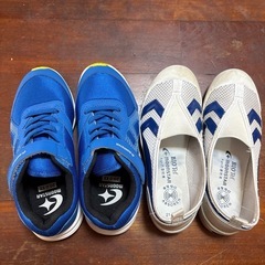 スニーカー　上履き　2足セット の画像