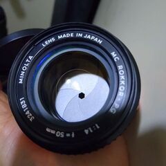 極上品　MINOLTA MC ROKKOR-PG 50mm F1.4の画像