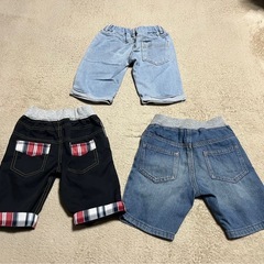 110㎝　半ズボン　3枚セット！の画像