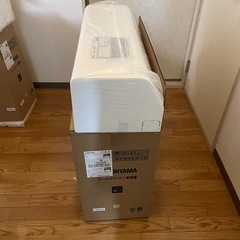 【未使用・保証書あり】アイリスオーヤマ 6畳用エアコン 3万円（開封のみ）の画像