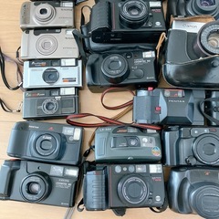 カメラ　35点セット　まとめ売り　コンパクトカメラ　在庫処分　ジャンク　フィルムカメラの画像