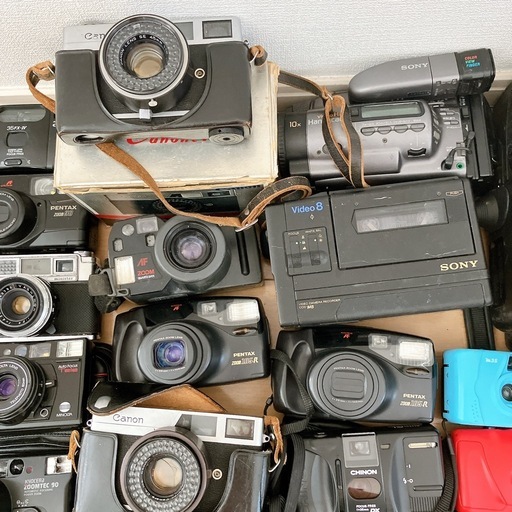 カメラ35点セットまとめ売りコンパクトカメラ在庫処分ジャンク