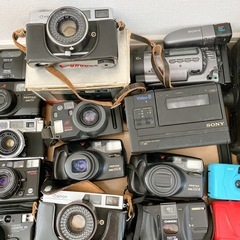 カメラ　35点セット　まとめ売り　コンパクトカメラ　在庫処分　ジャンク　フィルムカメラの画像