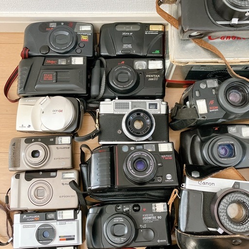 カメラ35点セットまとめ売りコンパクトカメラ在庫処分ジャンク