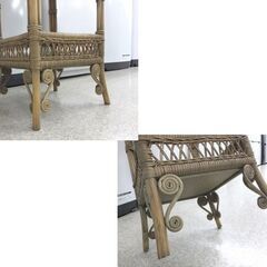 KAZAMA 籐の家具 蓋付きバスケット 収納ラック 収納家具 ラタン カザマ☆ 札幌市 北区 屯田 の画像