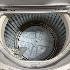 【SHARP】 シャープ 縦型洗濯機 ES-TG830 8kg 2010年製 ホワイト 全自動電気洗濯機 動作確認済み 生活家電 A0653の画像