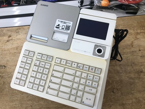 【新品未開封】CASIO 電子レジスター Bluetooth スマホ連携 白 新品未開封】CASIO 電子レジスター Bluetooth スマホ連携 白