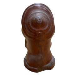 【無垢】　天然木　たぬき　置物の画像