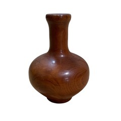 【無垢】　天然木　花瓶　一輪挿しの画像