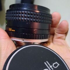 優良品　MINOLTA MC ROKKOR-PF 50mm F1.7　分解清掃済の画像