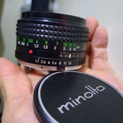 優良品　MINOLTA MC ROKKOR-PF 50mm F1.7　分解清掃済の画像