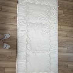 タイトル： 二重マットレスセット（外側8割新・内側6割新・カバー取り外し可）の画像