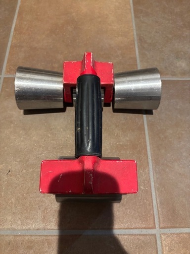 長尺シート転圧ダブルローラー