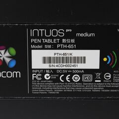 Wacom/intuos Pro Mサイズ/PTH-651/ペンタブレット/板タブ ⑥の画像