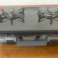 受付終了。リンナイ　都市ガス　ガスコンロ　2口　の画像