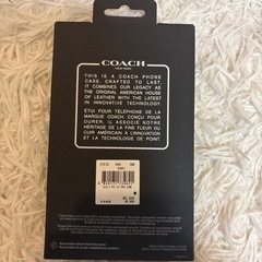新品　COACH 正規店購入iPhone15proケーススマホシグネチャーの画像