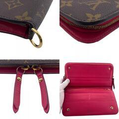 ルイヴィトン LOUIS VUITTON 長財布 モノグラム ポルトフォイユ・アンソリット M66701 ブラウンの画像