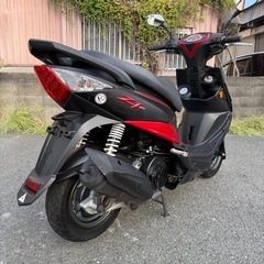 SYM Z1 125 Fi マットブラック　低走行　動画あり　大阪の画像