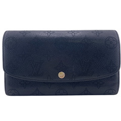 ルイヴィトン LOUIS VUITTON 長財布 マヒナ ポルトフォイユ イリス M60143 ブラックの画像