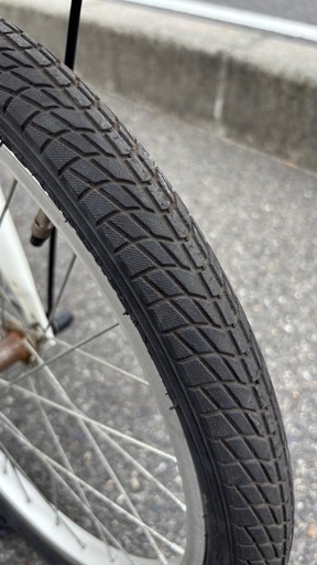【整備士による点検済み】　☆前後中古タイヤ☆   折り畳み自転車　防犯登録料込価格︎‼︎