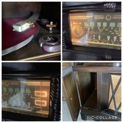 昭和レトロ　アンティーク　NANAO無線　真空管ラジオ　レコーダー　希少の画像