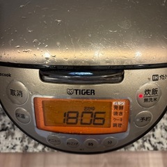 中古tiger炊飯器1Lの画像