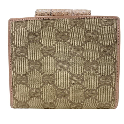 グッチ GUCCI 二つ折り財布 GGキャンバス フラップ 181669 ブラウン
