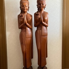 タイ製の木彫りの画像